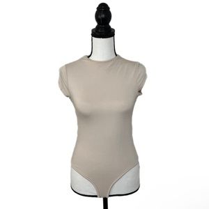 OOTSFash Soft Nude Thong Bodysuit